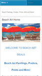 Mobile Screenshot of beachartdeals.com