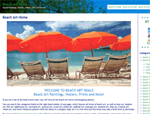 Tablet Screenshot of beachartdeals.com